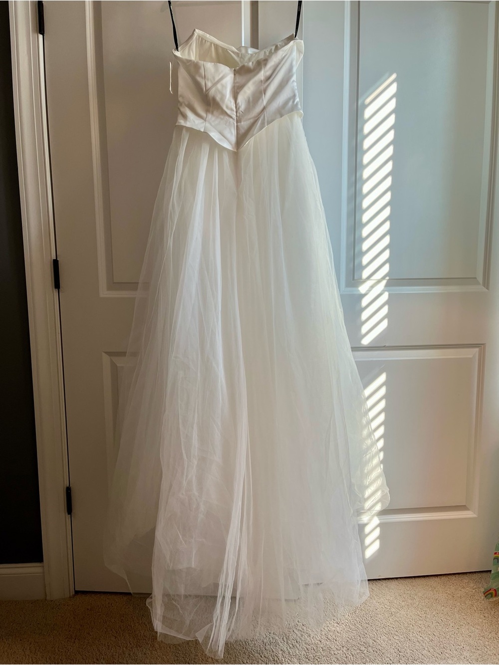 David’s Bridal Strapless Wedding Dress Size 4 NWT - Picture 4 of 12